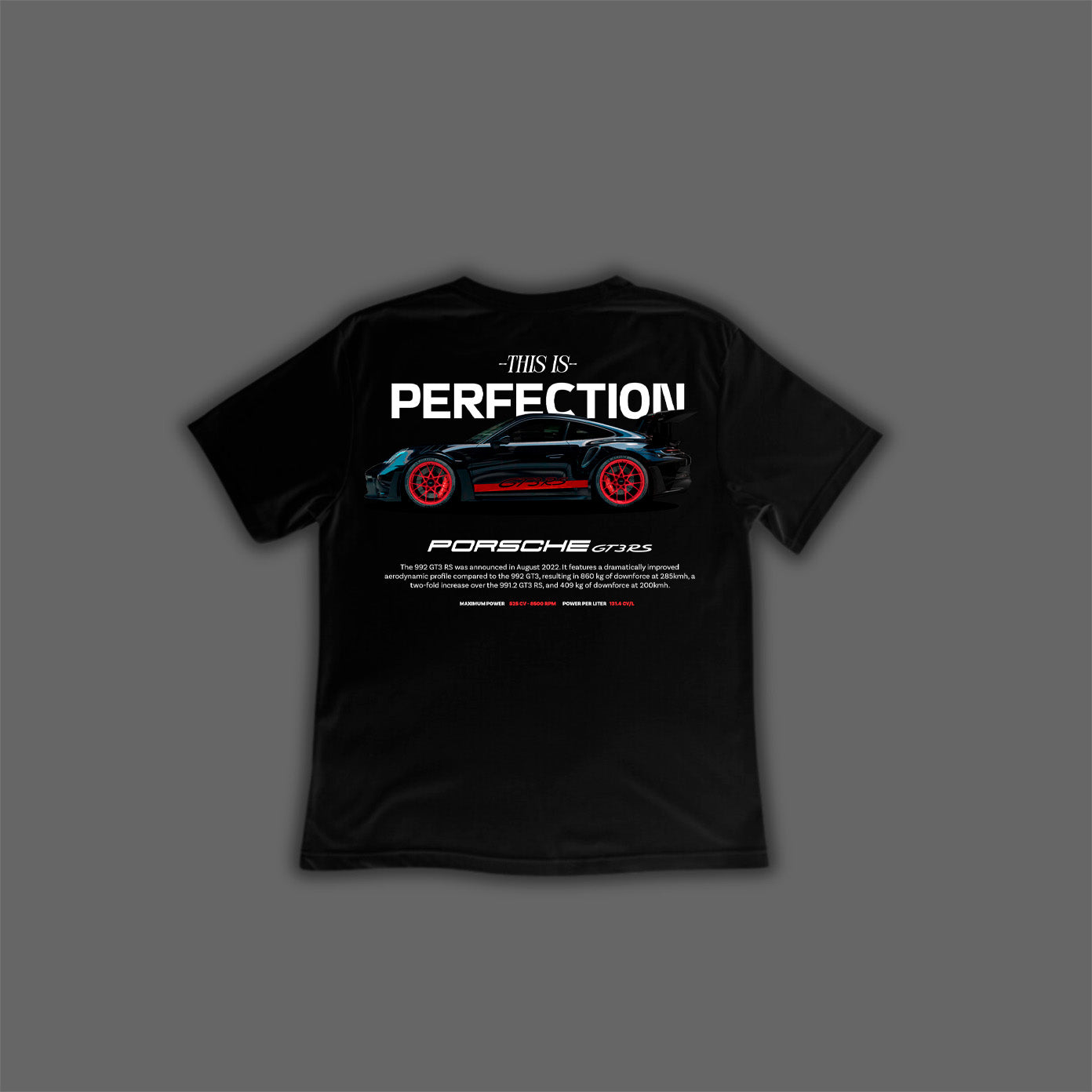 Camiseta Porsche GT3 RS Black