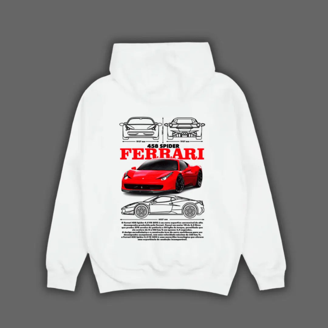 Moletom Ferrari 458 Spider