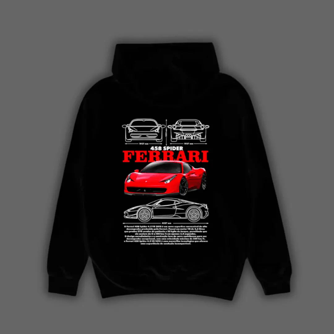 Moletom Ferrari 458 Spider
