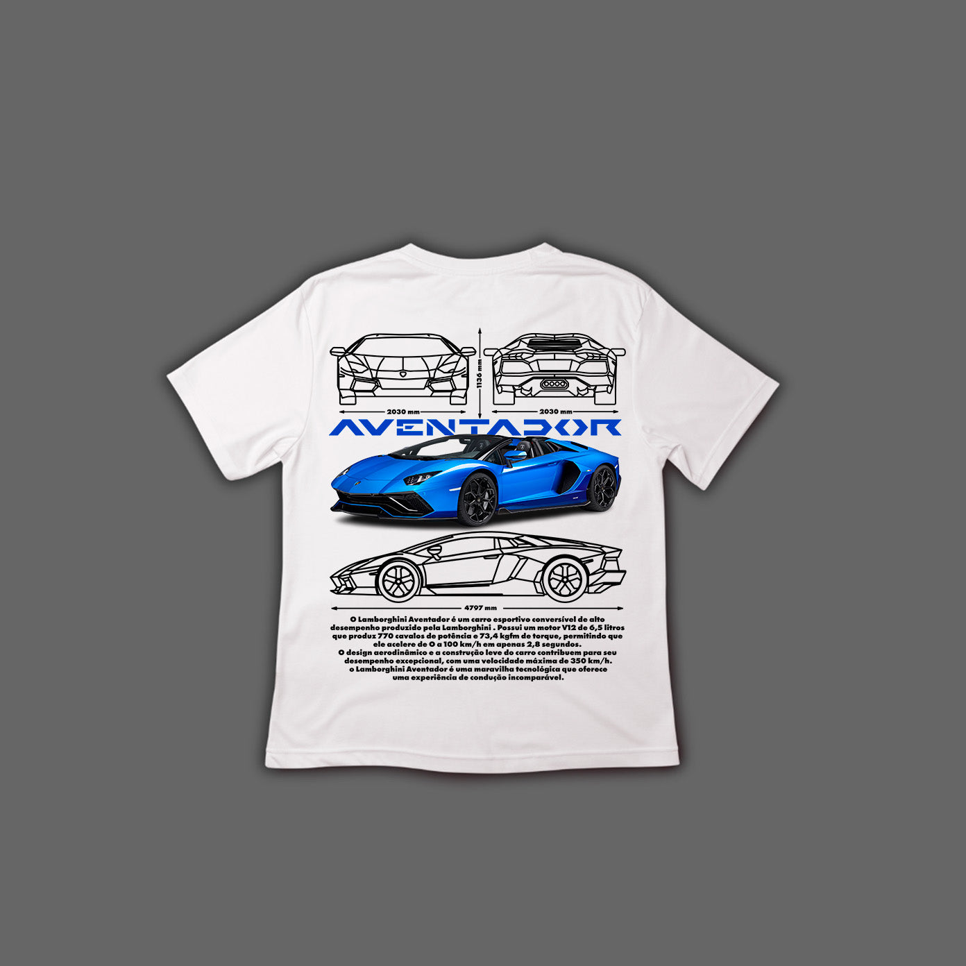 Camiseta Lamborghini Aventador