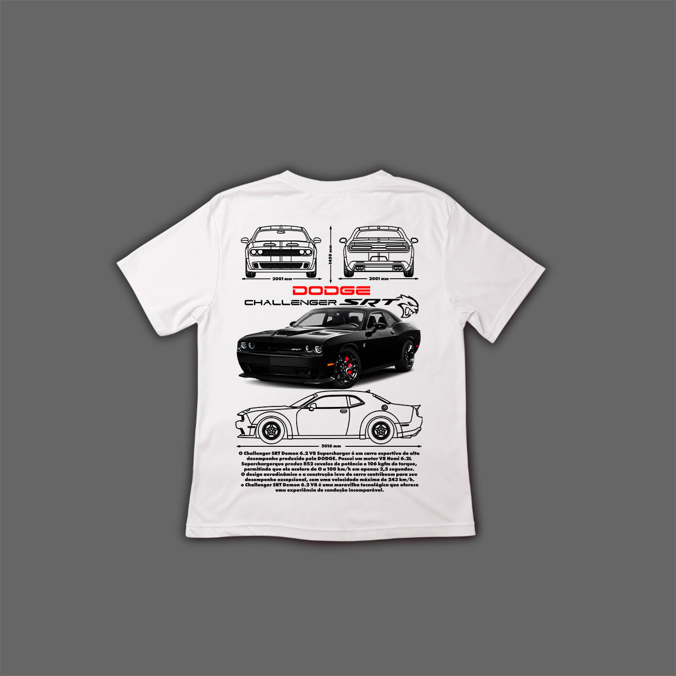 Camiseta Dodge Challenger