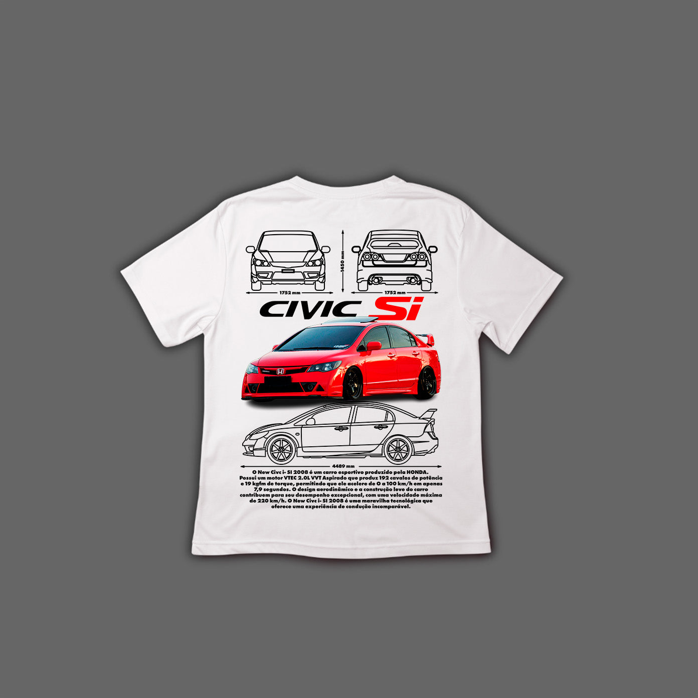 Camiseta Honda Civic Si