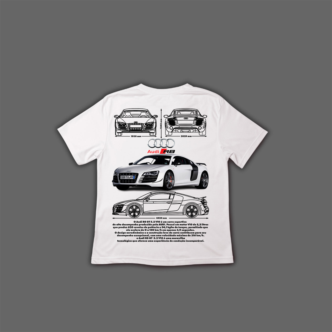 Camiseta Audi R8