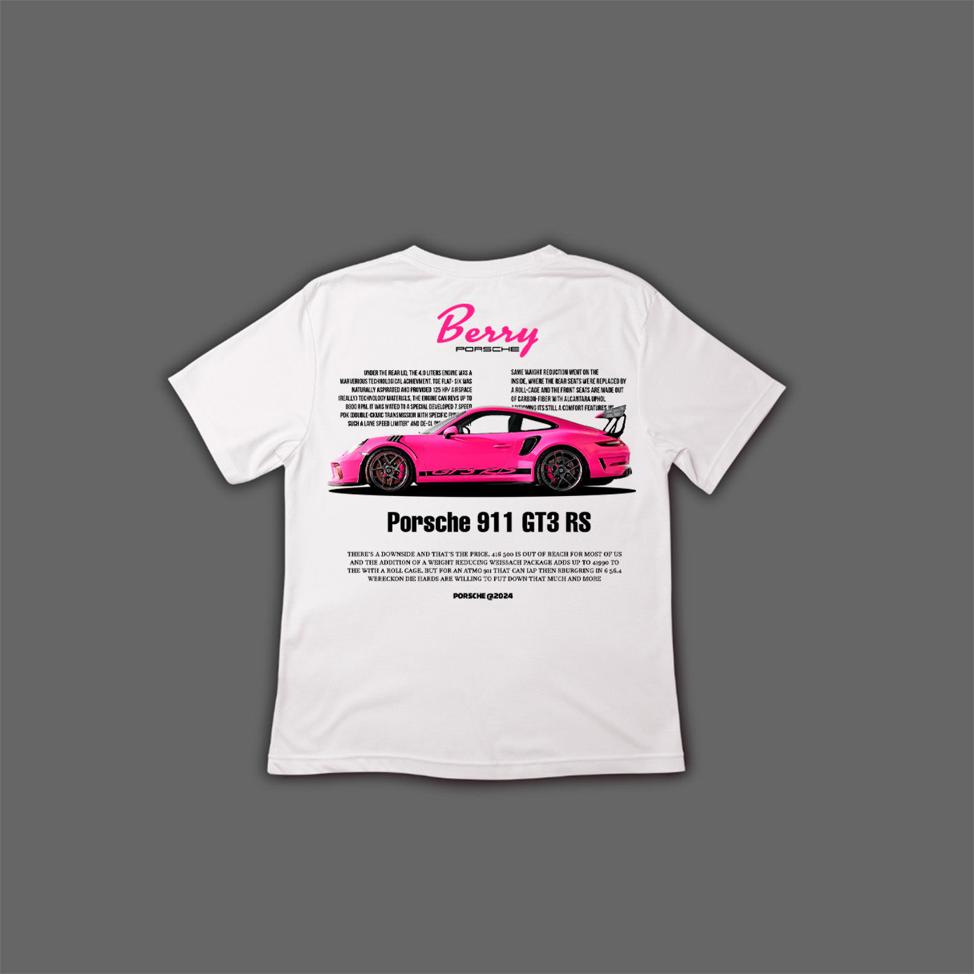 Camiseta Porsche GT3 Berry