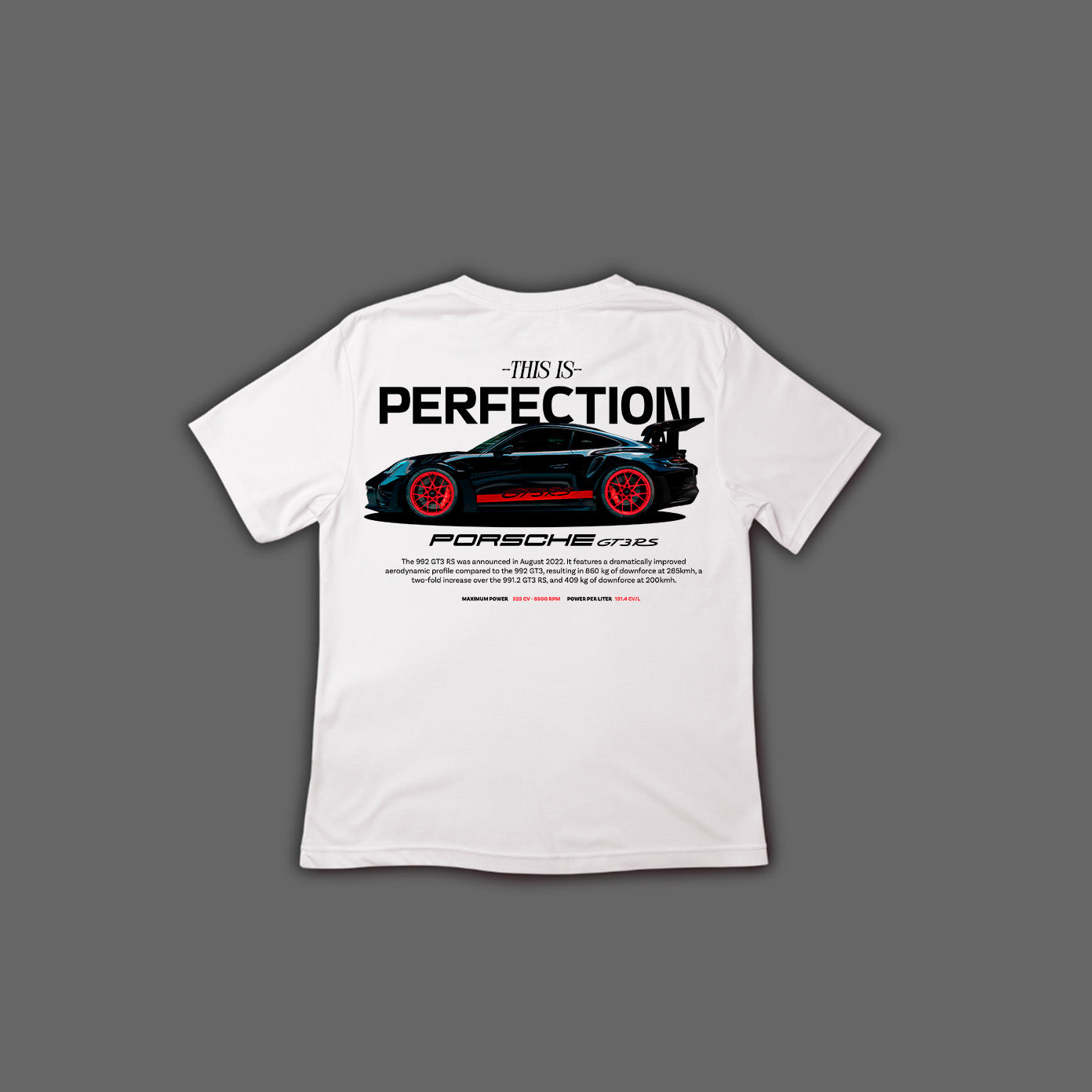 Camiseta Porsche GT3 RS Black