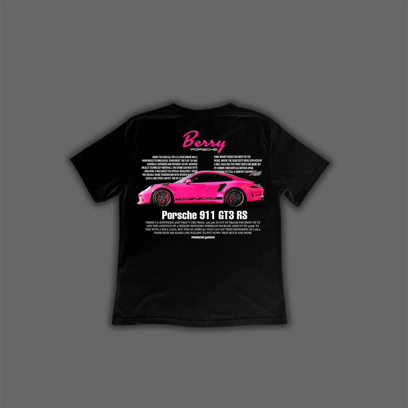 Camiseta Porsche GT3 Berry