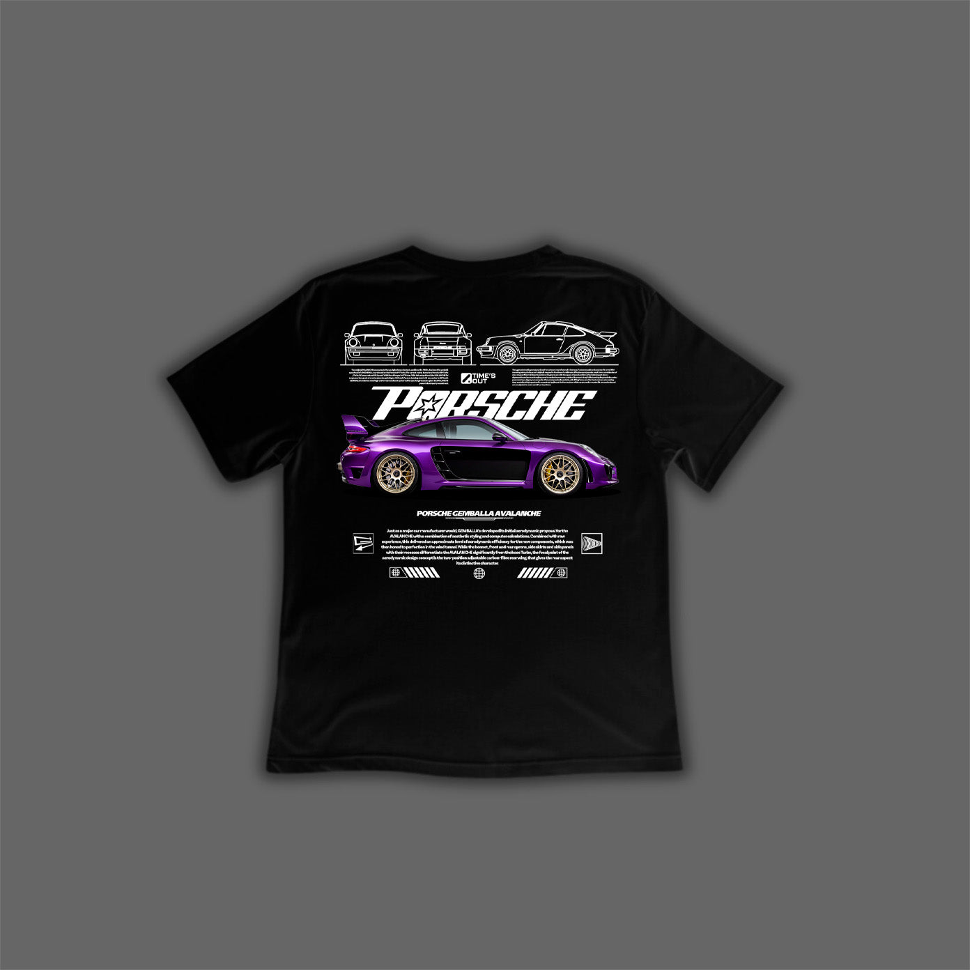 Camiseta Porsche 911 Gemballa Avalanche