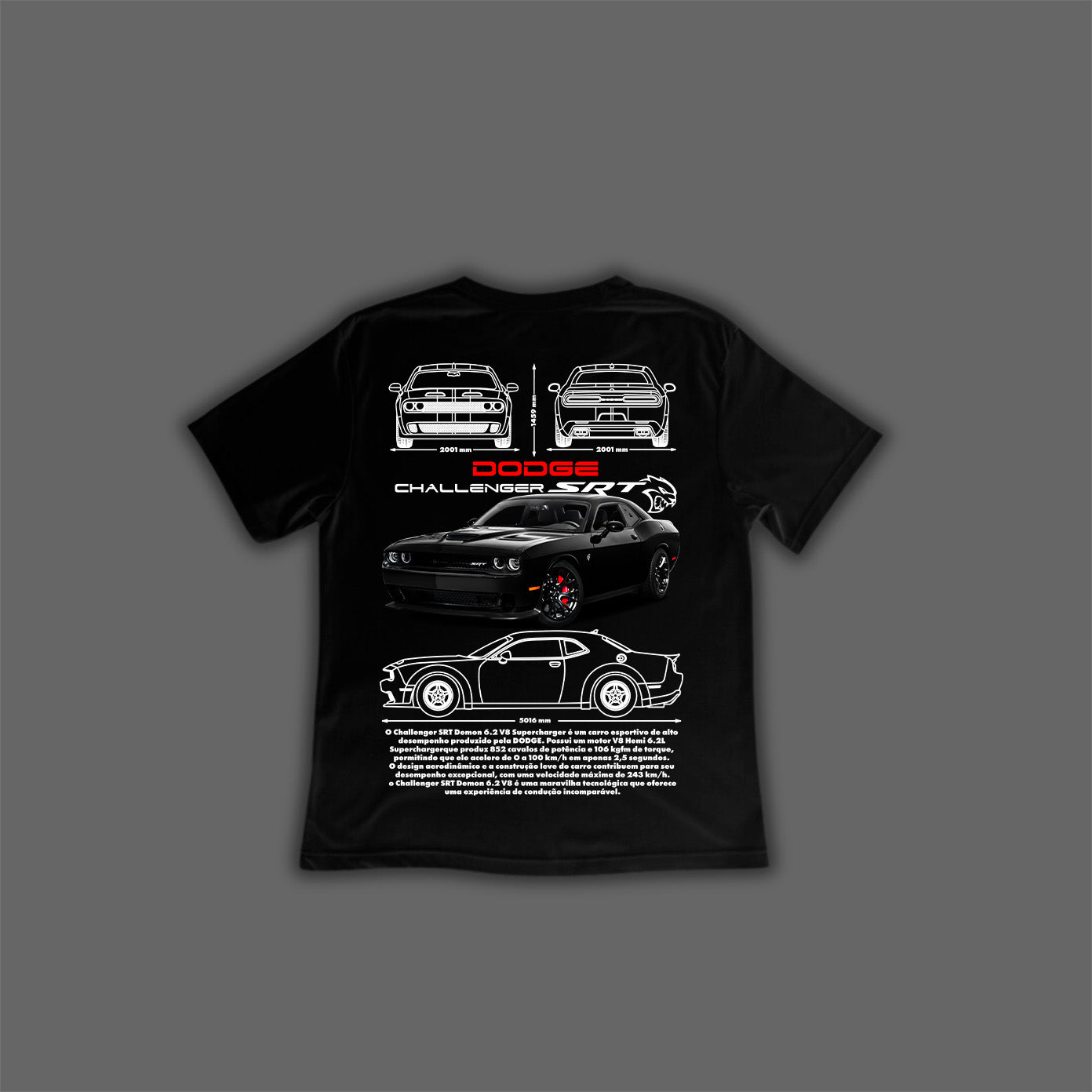 Camiseta Dodge Challenger