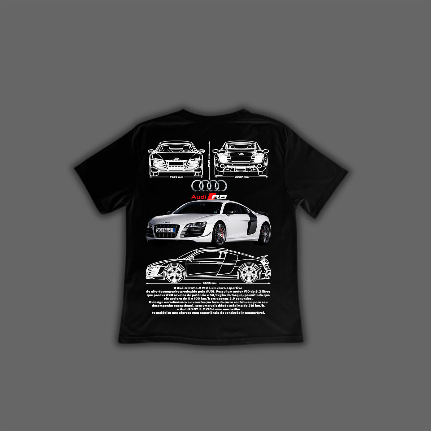 Camiseta Audi R8