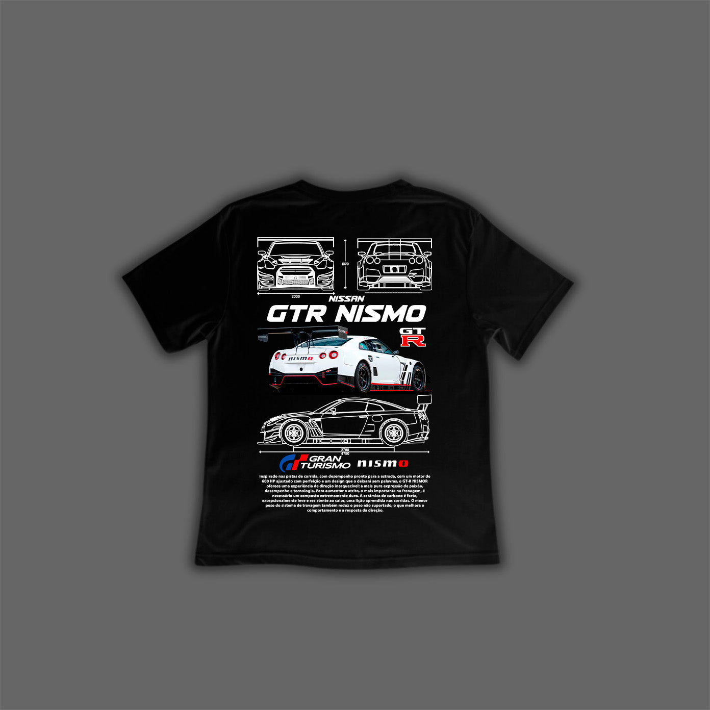 Camiseta Nissan GTR NISMO