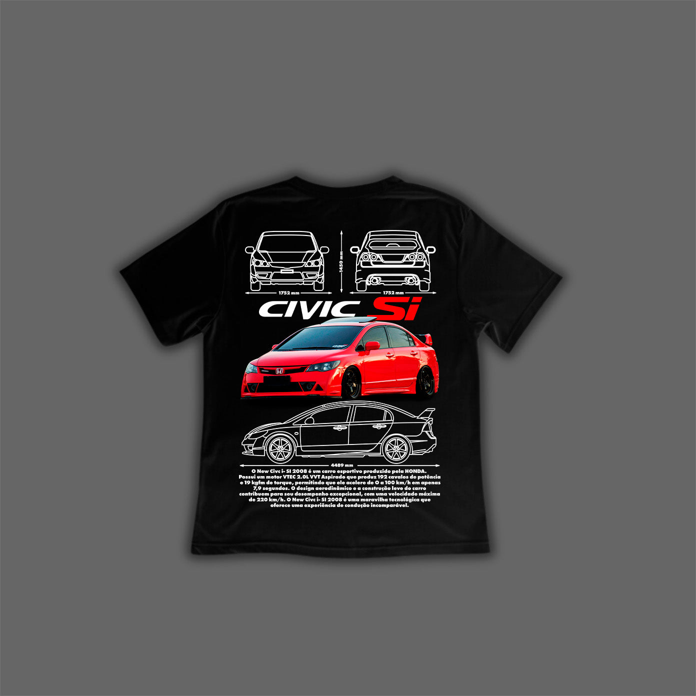 Camiseta Honda Civic Si