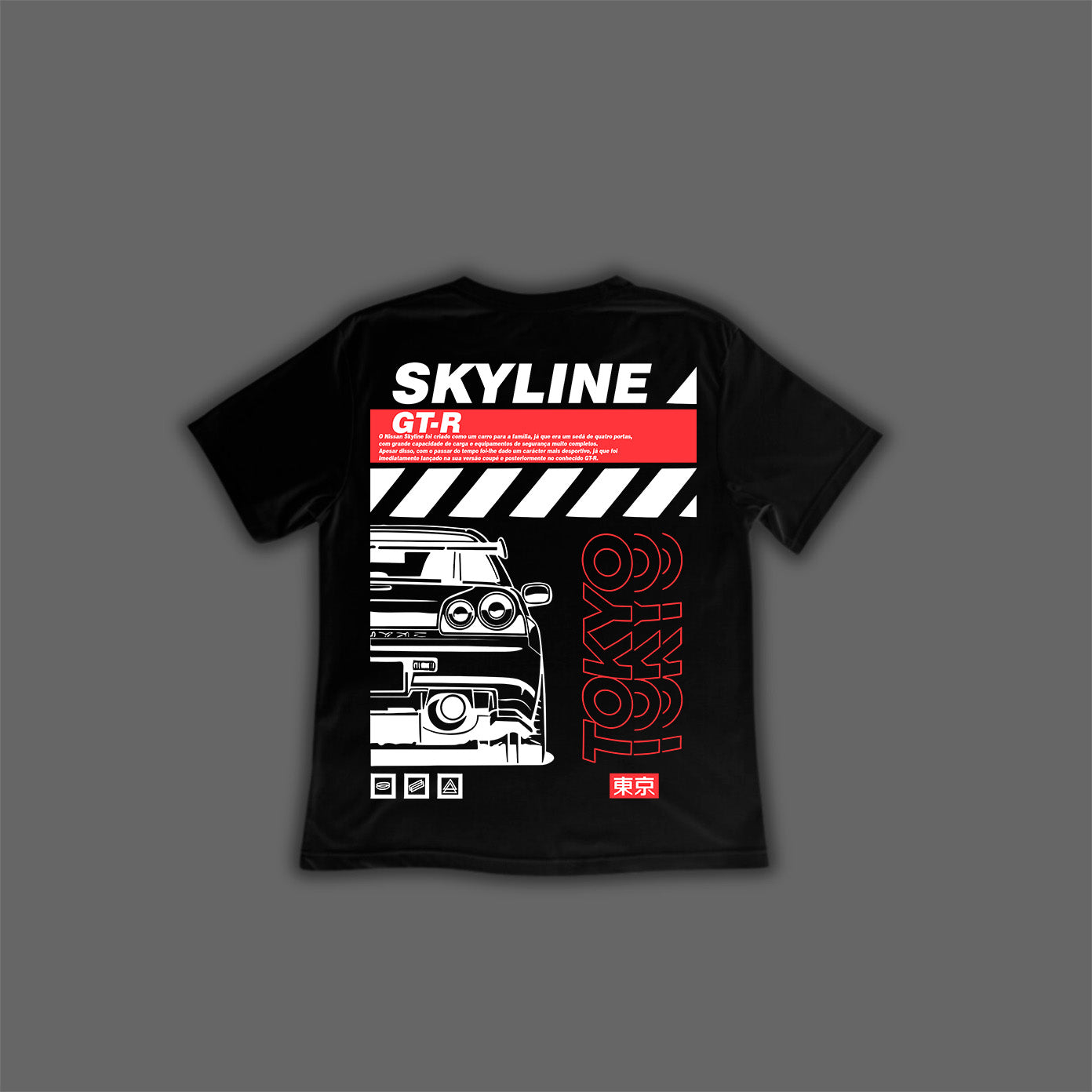 Camiseta Nissan GTR Skyline Tokyo