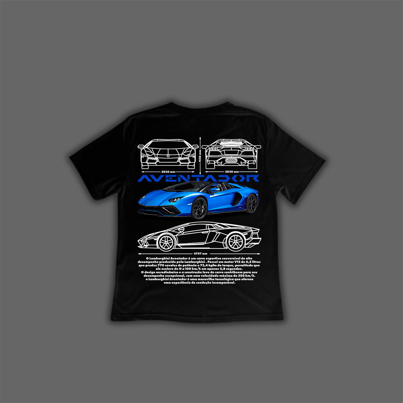 Camiseta Lamborghini Aventador